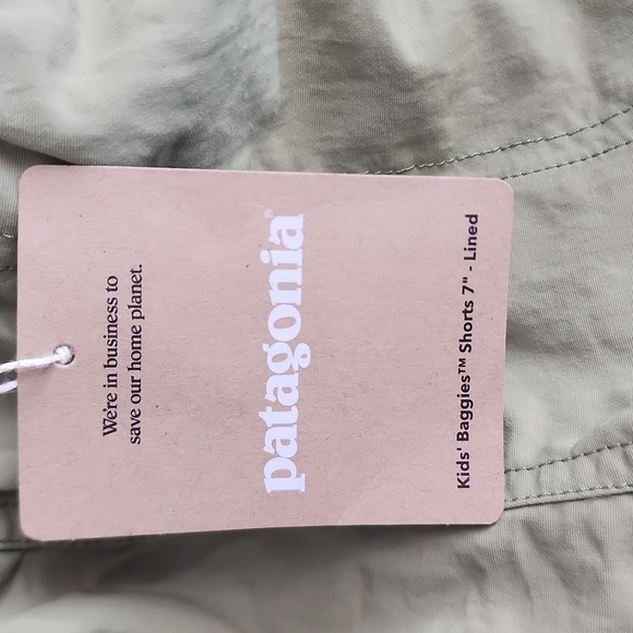 Patagonia® Worn Wear Kids' Baggies™ Shorts 7" - Lined Size M(10) - Picture 4 of 5